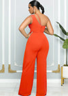 Combinaison femme mariage terracotta