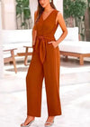 Combinaison femme terracotta