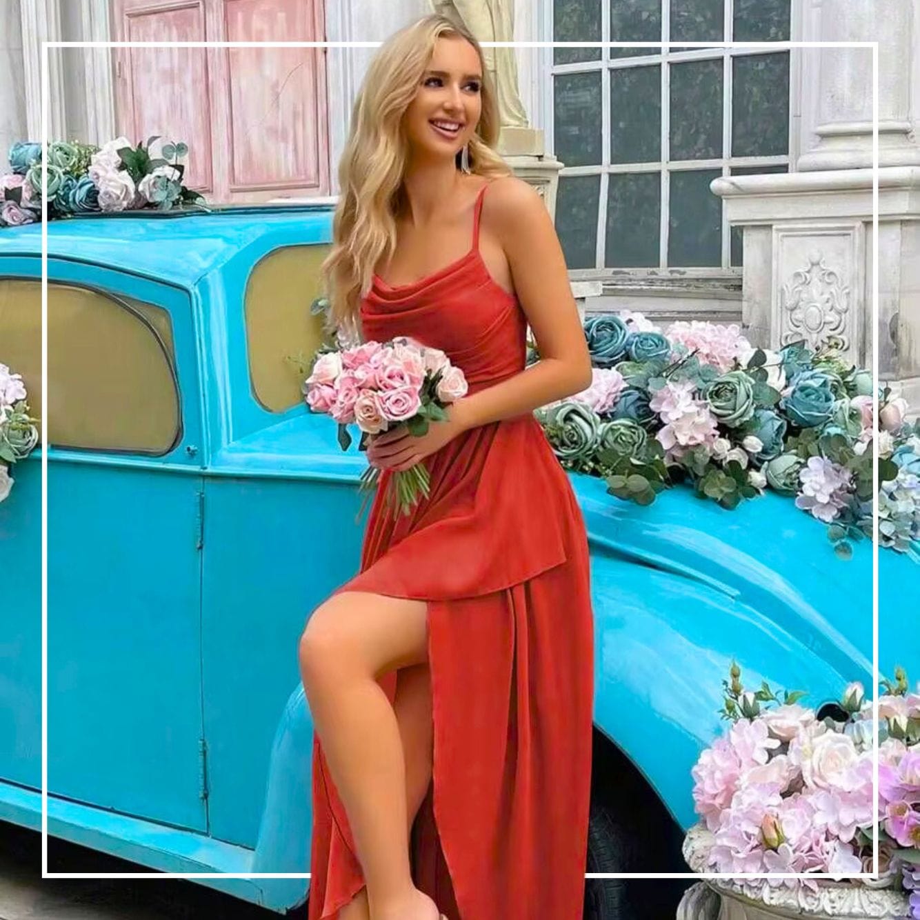 robe rouille cérémonie