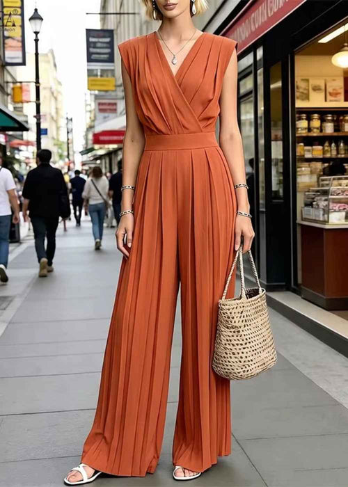 Combi pantalon terracotta