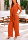 Combinaison femme terracotta
