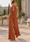 Combinaison pantalon terracotta