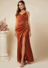 Robe femme couleur terracotta
