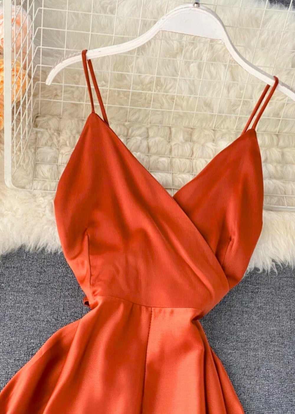 Robe témoin de mariage terracotta