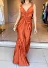 Tenue invitée mariage terracotta