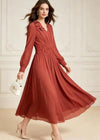 Robe terracotta automne