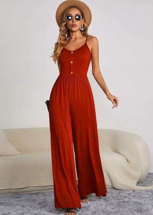 Combi pantalon terracotta