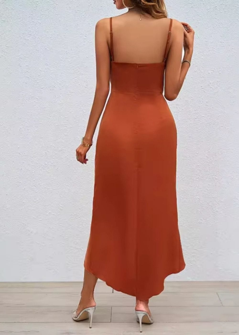 Robe marron terracotta