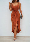 Robe marron terracotta