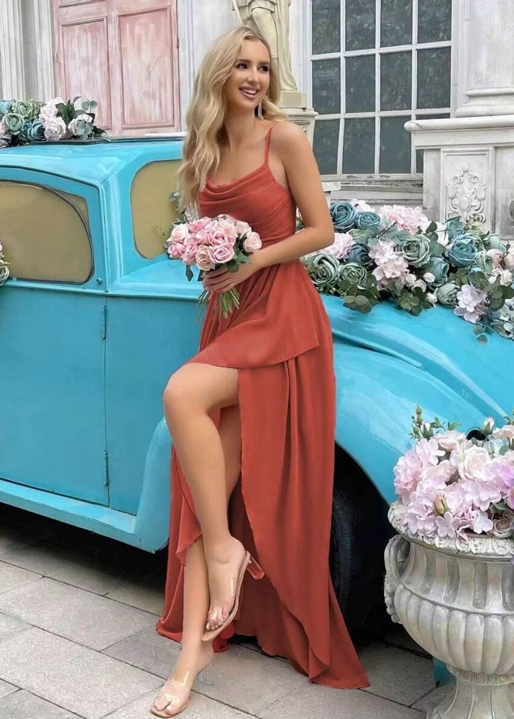 Robe orange terracotta