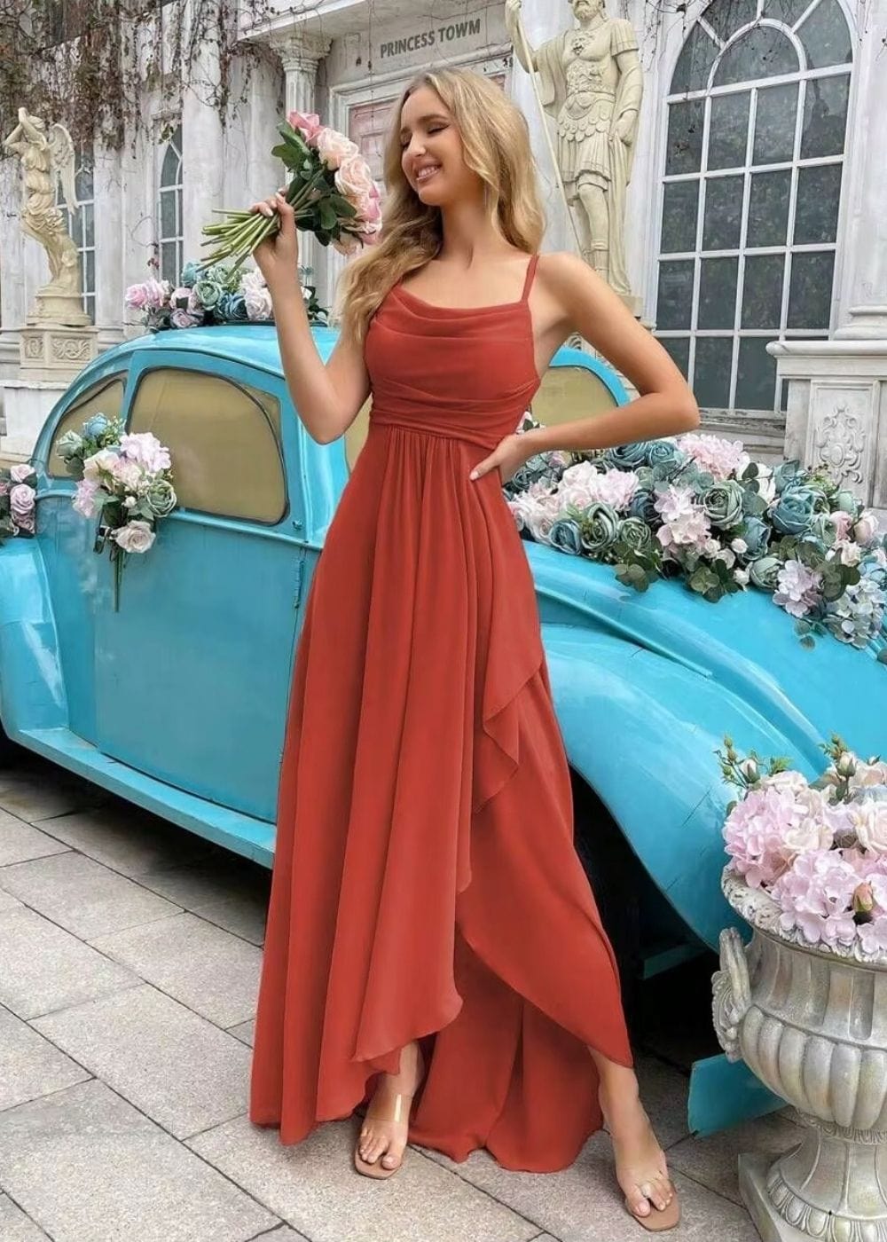 Robe orange terracotta