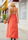 Robe rose terracotta