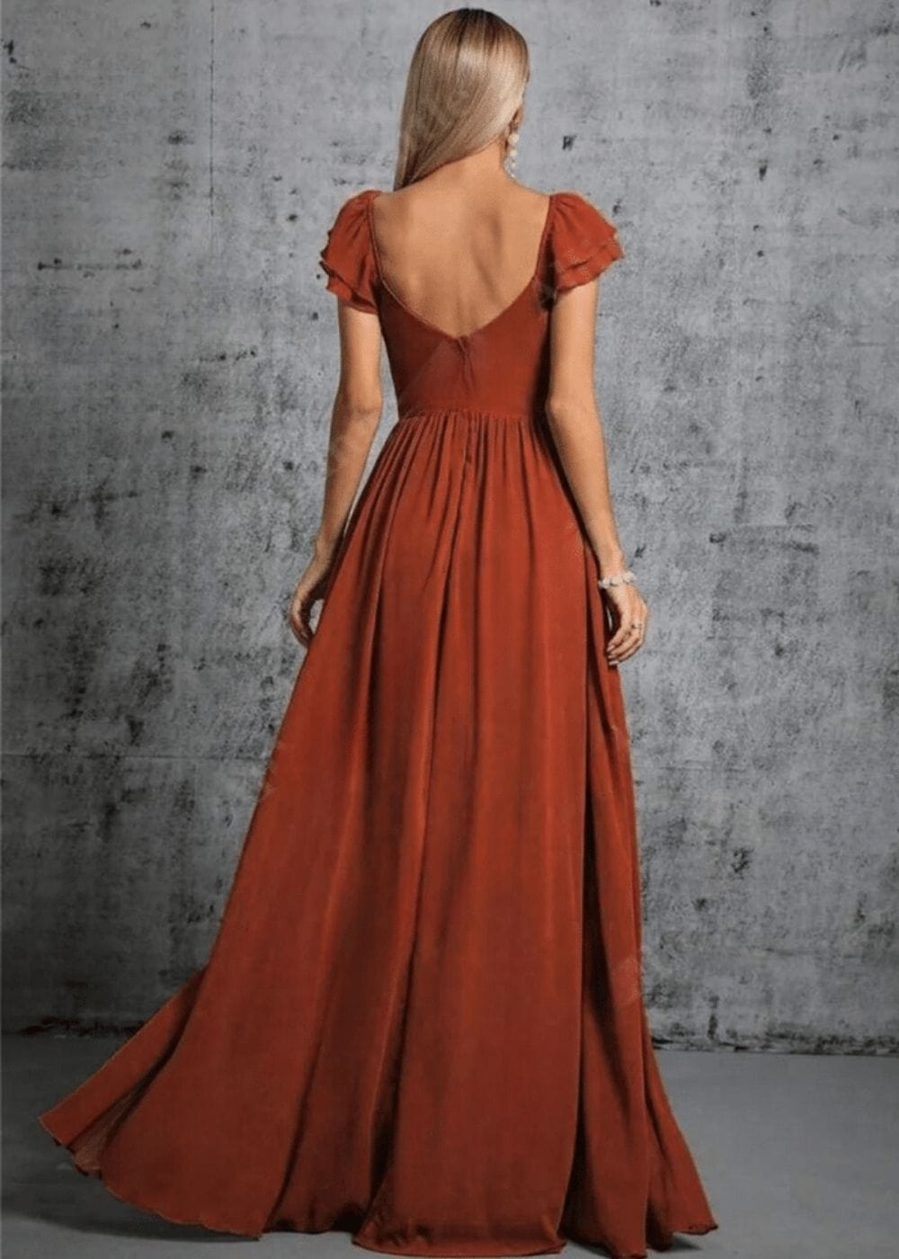 Robe terracotta automne