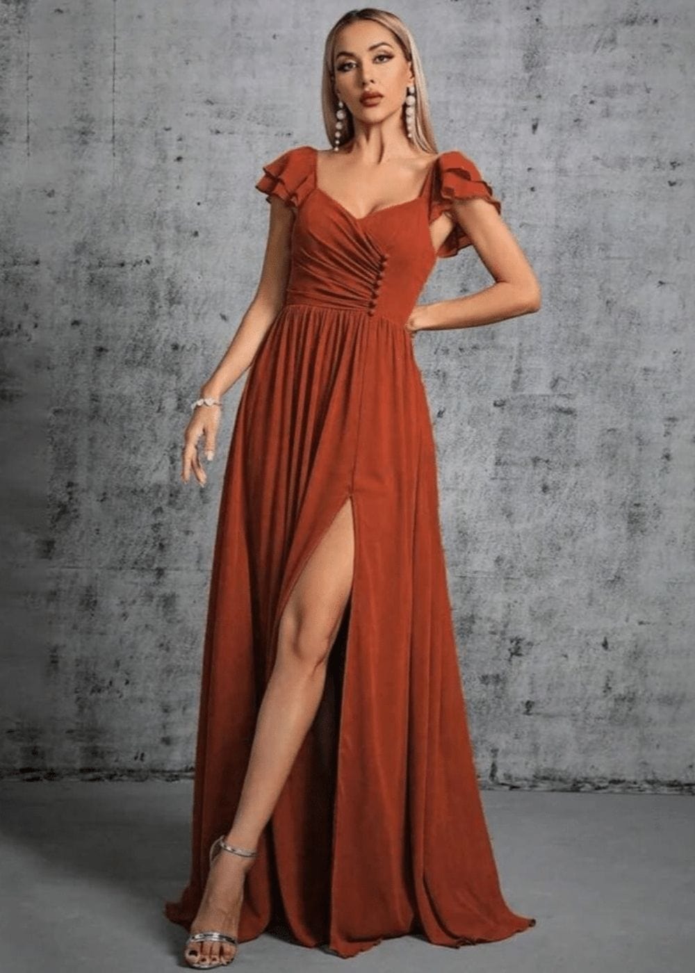 Robe terracotta automne