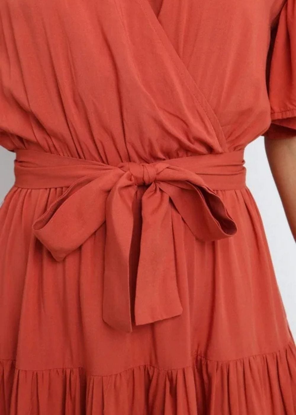 Robe terracotta bohème