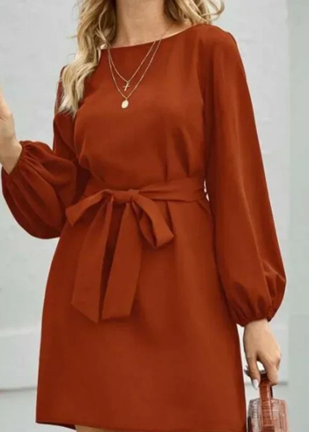 Robe thème terracotta
