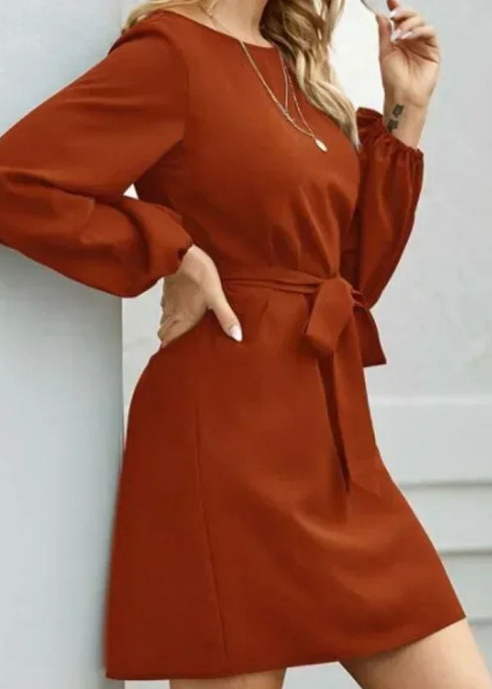 Robe thème terracotta