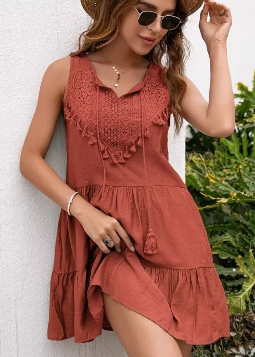 Robe ton terracotta