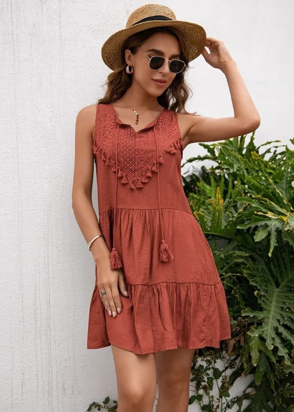 Robe ton terracotta