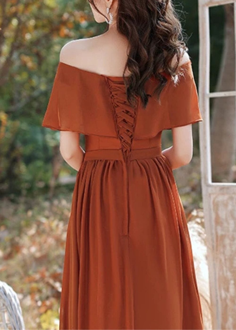 Tenue terracotta femme